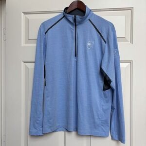 WM Phoenix Open Tour Waste Management Golf TPC Bermuda Sands 1/4 Zip Mens Medium